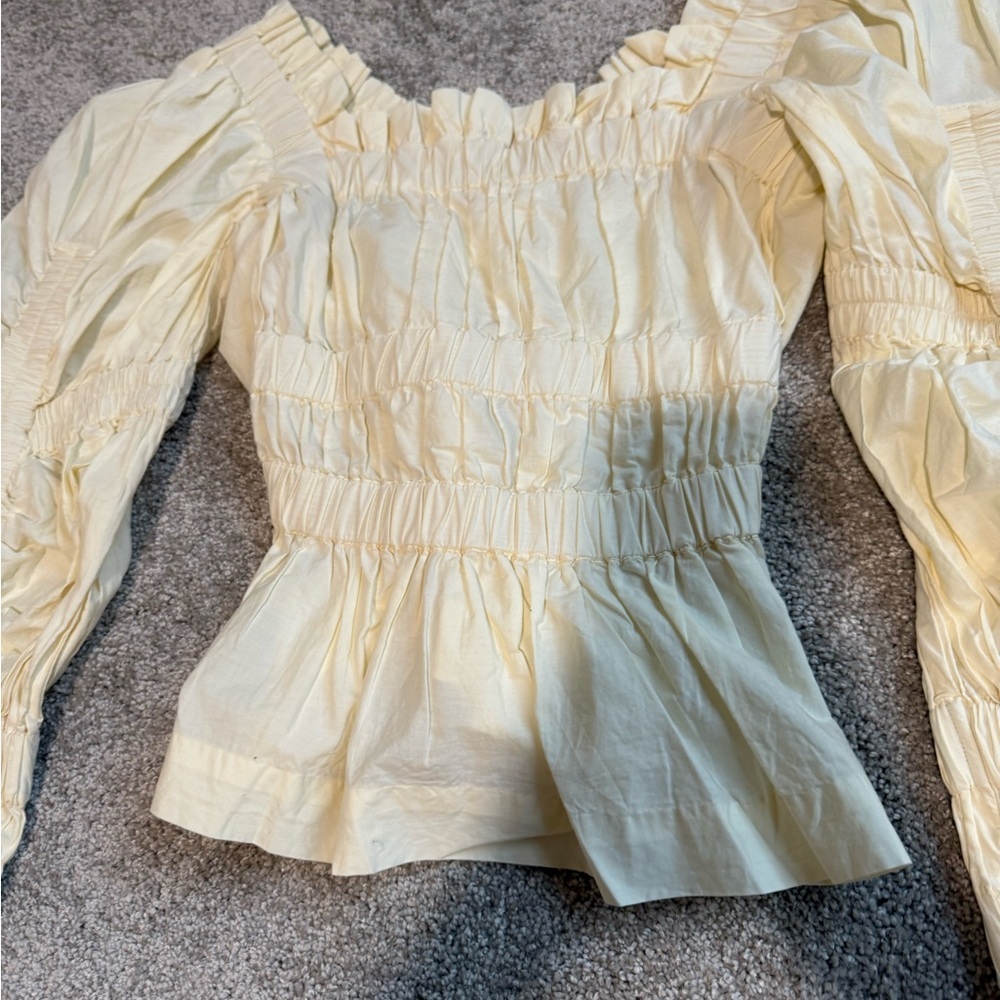 Sea New York Cream long sleeve Women's Top - Picture 4 of 8
